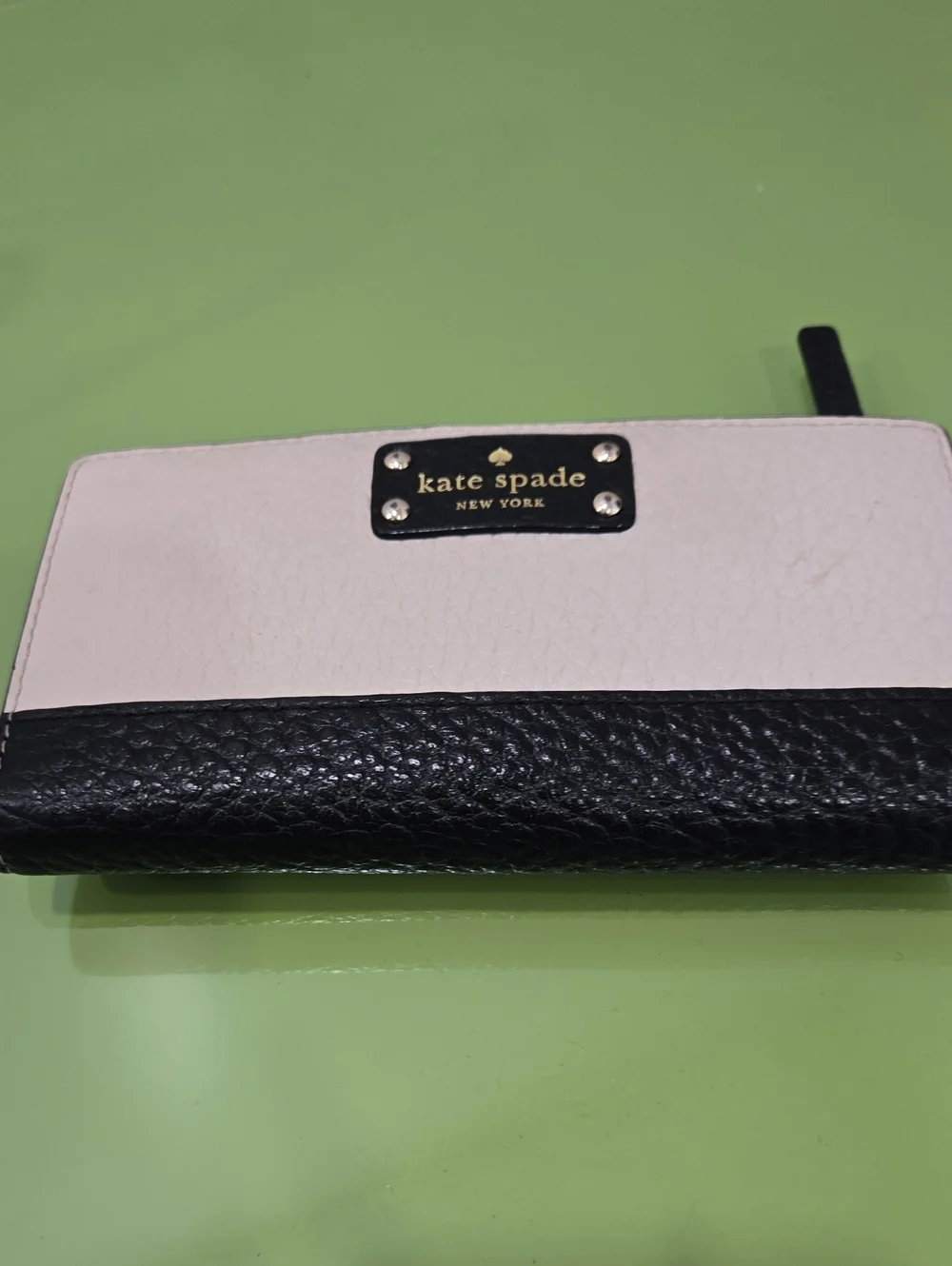 Kate Spade Bixby Place Black Patent Satchel with Gold Hardware and Wallet